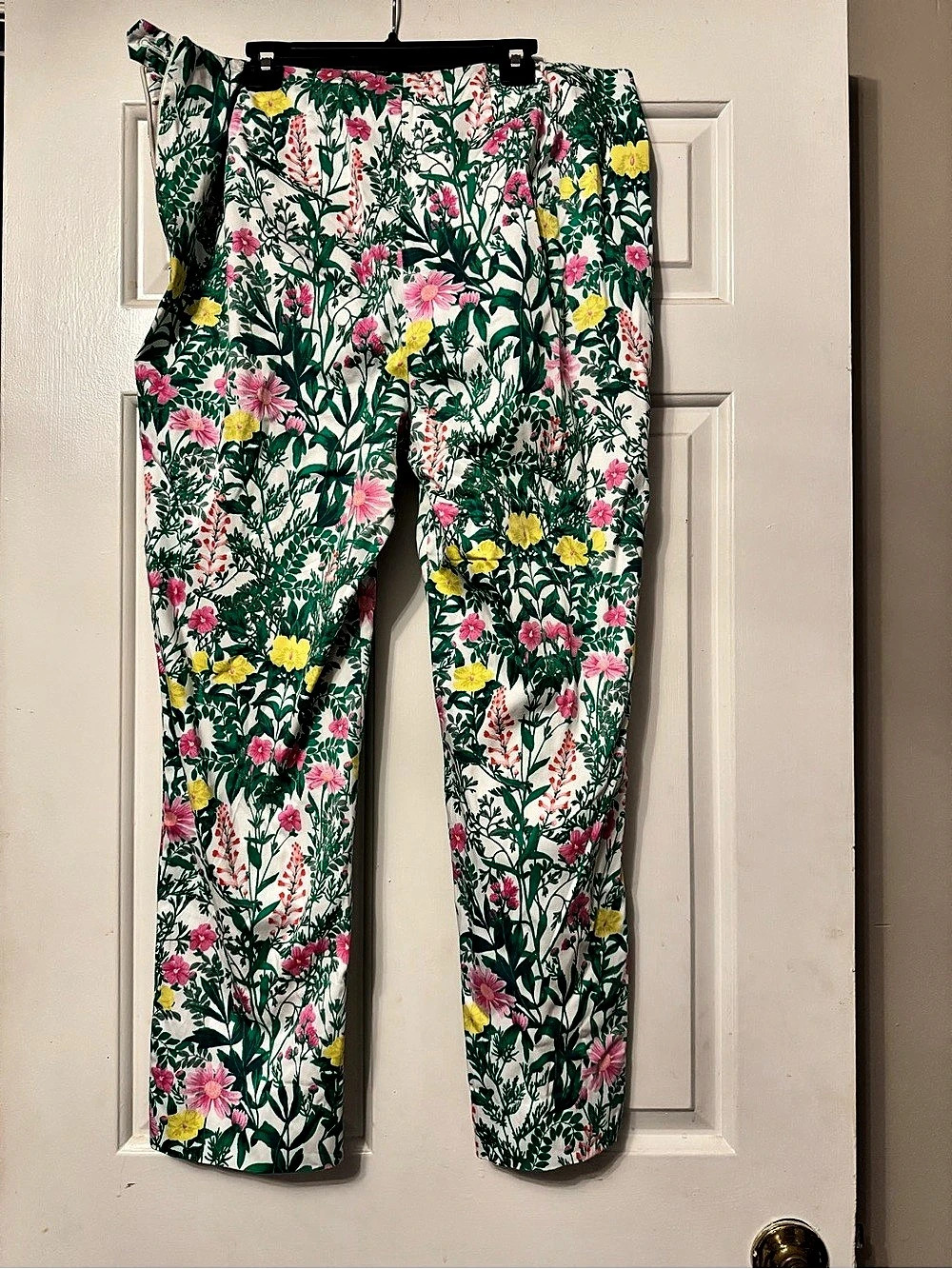 Talbots RSVP by Talbots Garden Print Slim Ankle Pants Size 10